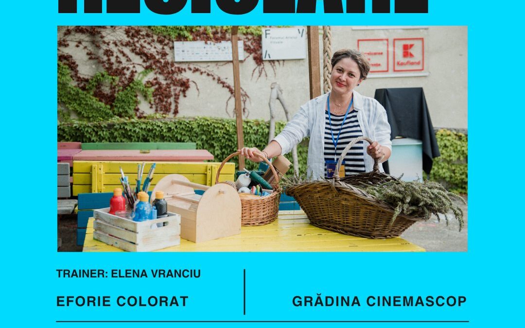 Reciclare creativă: Atelier de design urban cu anvelope vechi la Cinemascop