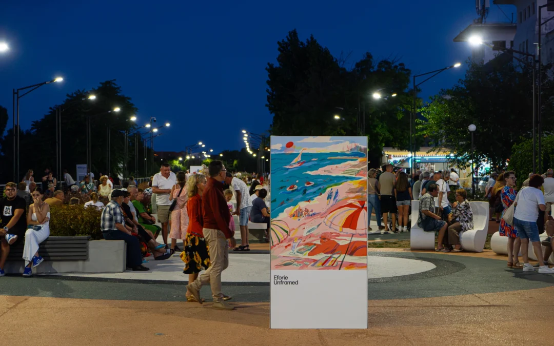 Descoperiți expoziția „Eforie Unframed” pe faleza din Eforie Sud