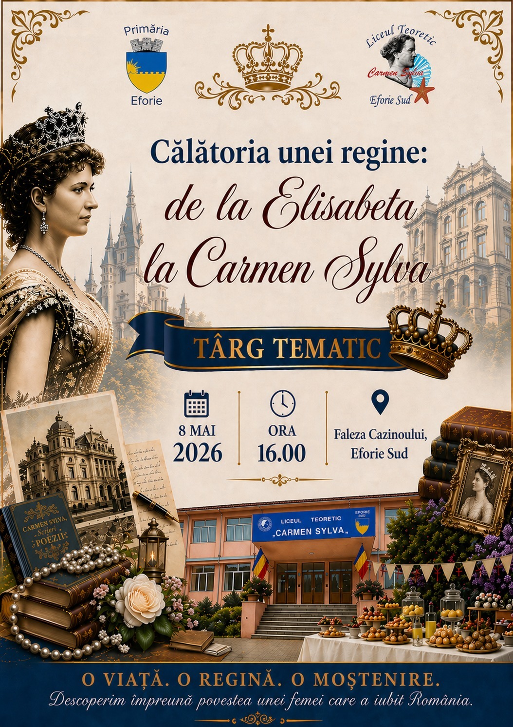 Targ tematic Calatoria unei regine Eforie Sud 8 mai