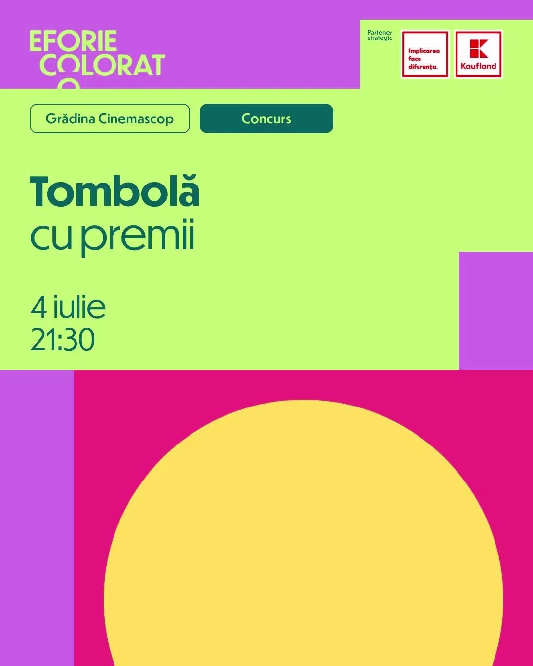 Eforie Colorat tombola cu premii 04 iulie