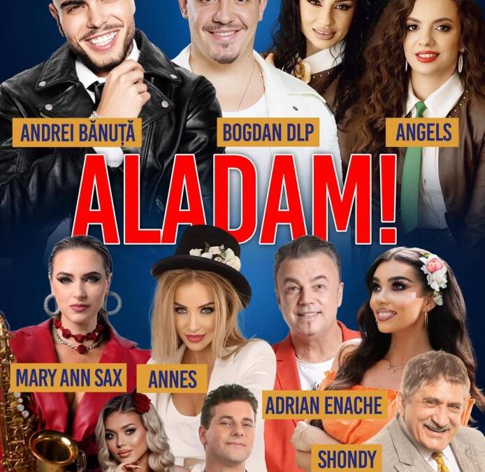 Spectacolul de muzica si comedie ALADAM la Eforie Nord pe 1 august 2026