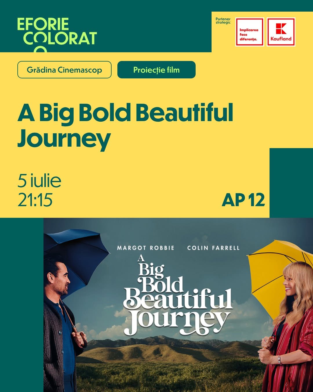 Film eforie 05 iulie 2026. A big Bold Beautiful Journey