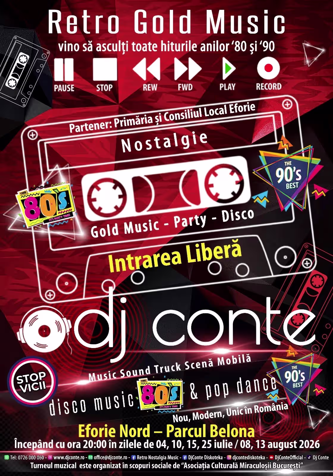 Retro Gold Music Eforie 2026: Programul serilor retro pe litoral