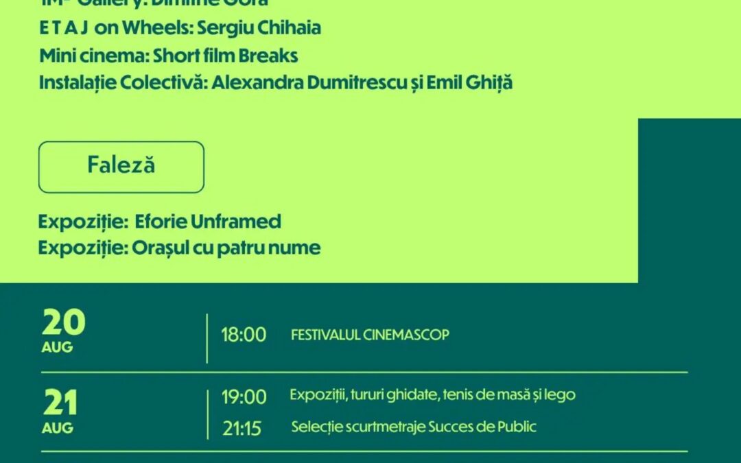 Eforie Colorat: Ultimul weekend de artă și cinema