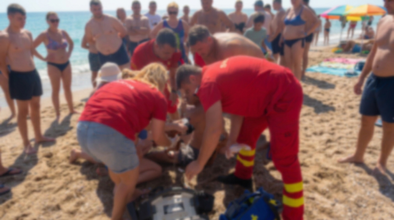 Intervenție a salvamarilor la Eforie turist buzau