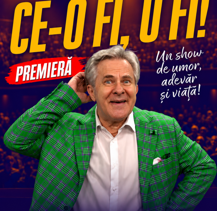 Seară de comedie la Eforie Nord pe 15 august: Turiștii din Eforie Sud, invitați la noul spectacol „CE-O FI, O FI!” cu Doru Octavian Dumitru