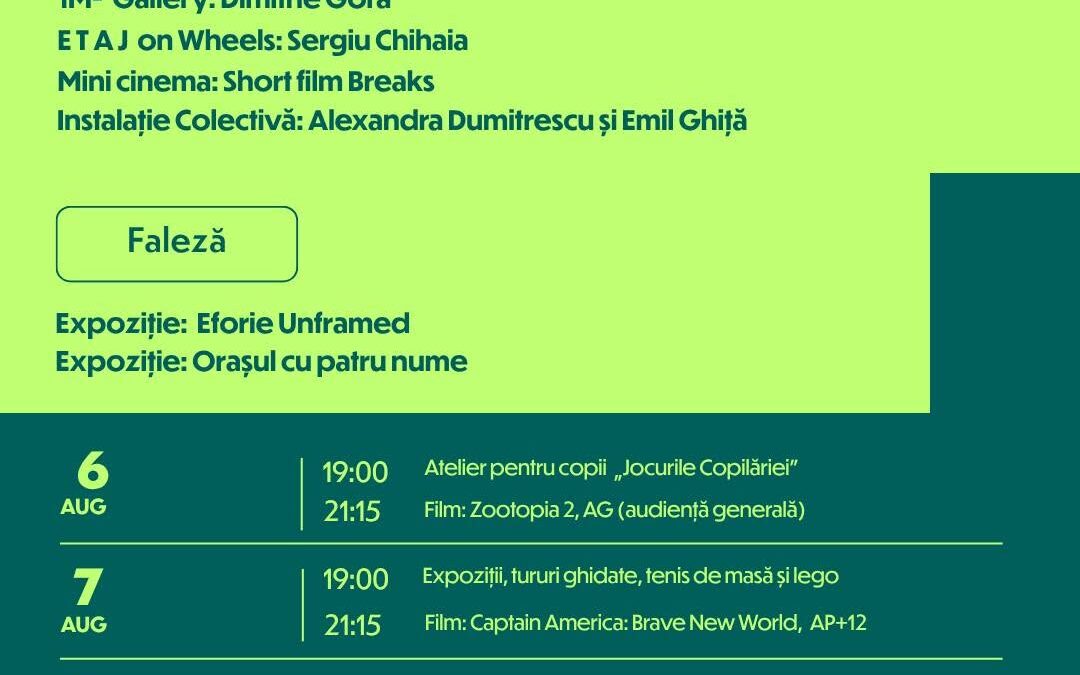 Ultimele zile din seria Eforie Colorat în Grădina Cinemascop! Ce filme și evenimente vedem între 6 și 9 august