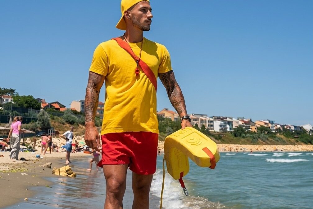 Povestea din spatele foișorului: Salvamarul Adrian veghează de un deceniu pe plajele din Eforie