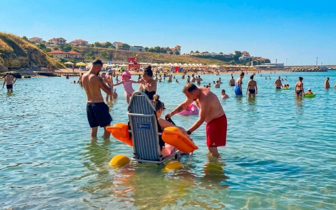 Marea fără bariere: Cum au devenit 18 plaje românești accesibile tuturor turiștilor